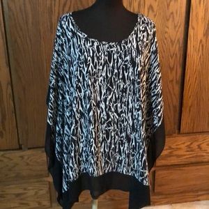 Poncho style  tunic